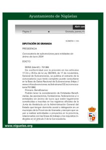 Lee más sobre el artículo Convocatoria Subvenciones Entidades sin ánimo de lucro 2024