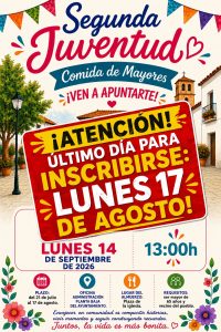 Lee más sobre el artículo Últimos días para la inscripción: Segunda Juventud