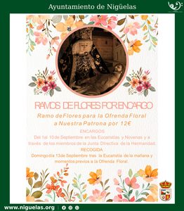 Lee más sobre el artículo Ramos de flores para la Ofrenda Floral