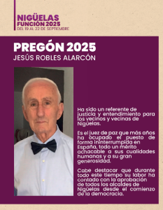 Lee más sobre el artículo Pregón Nigüelas – Función 2025
