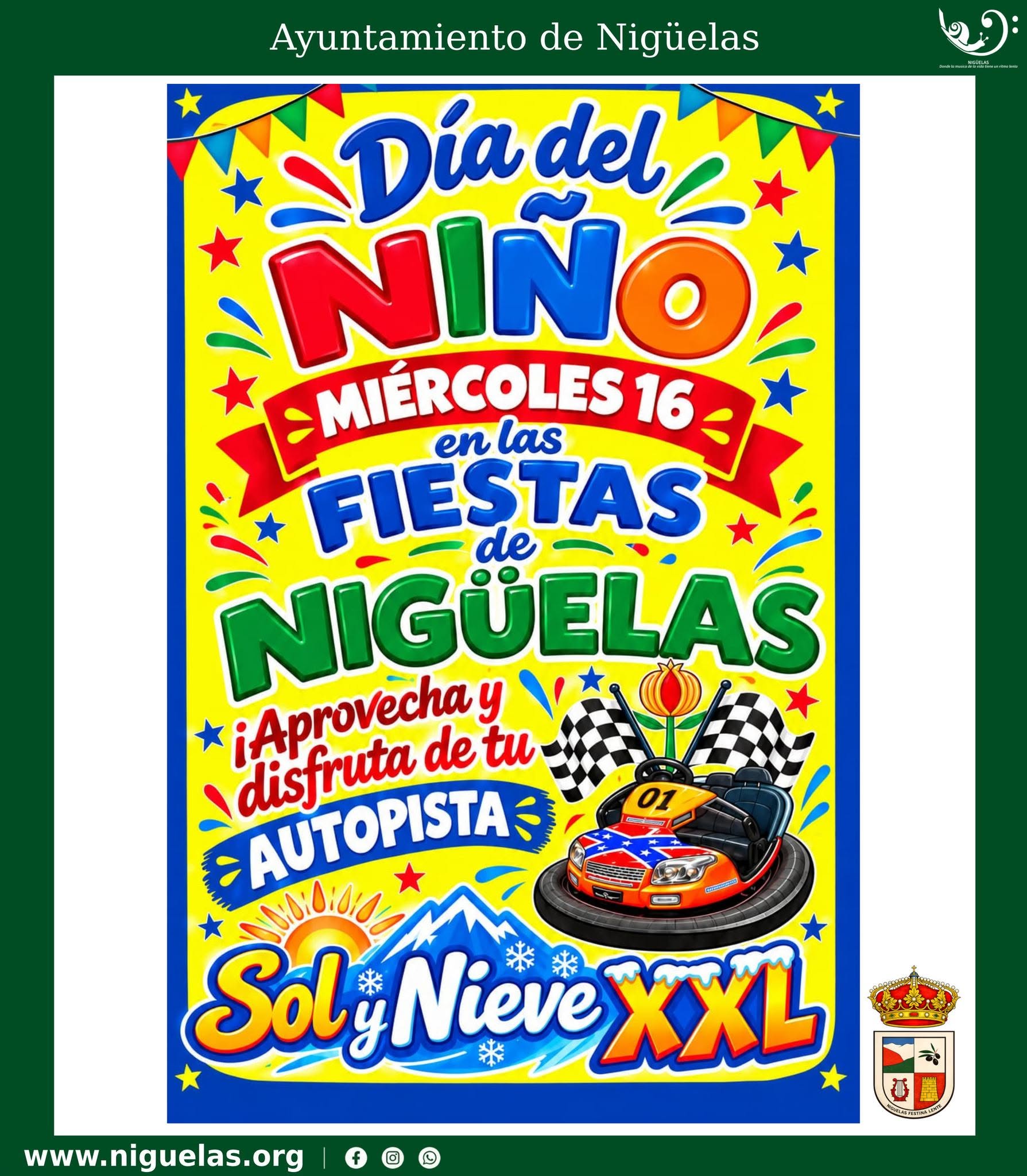 Lee más sobre el artículo DÍA ESPECIAL EN LOS COCHES DE CHOQUE – MIÉRCOLES 16