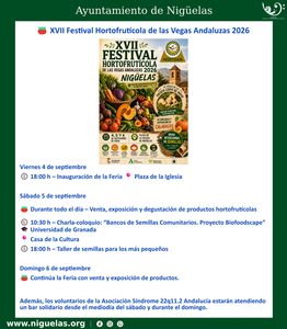 Lee más sobre el artículo XVII Festival Hortofrutícola de las Vegas Andaluzas 2026
