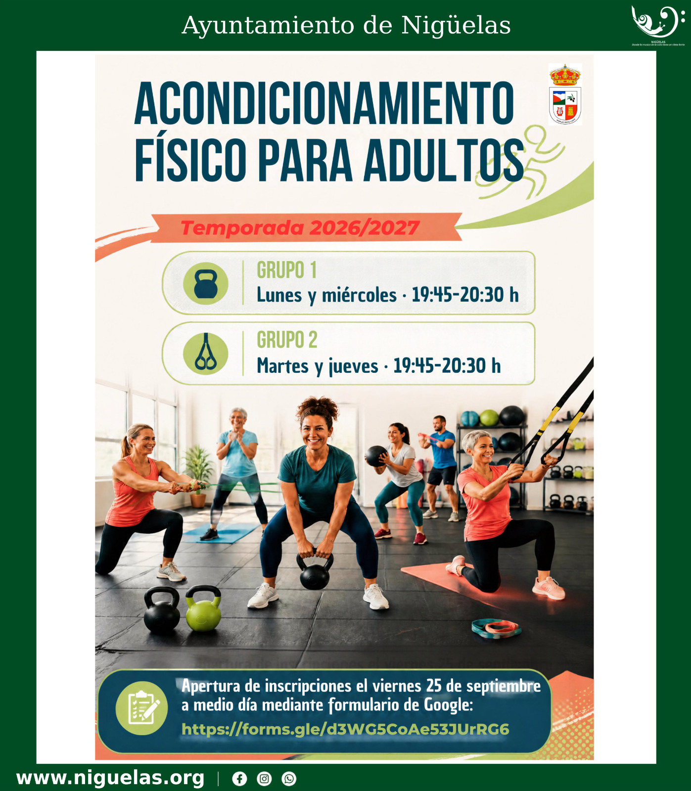 Lee más sobre el artículo Actividades deportivas 2026/2027