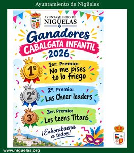 Lee más sobre el artículo Ganadores Cabalgata Infantil – Función 2026