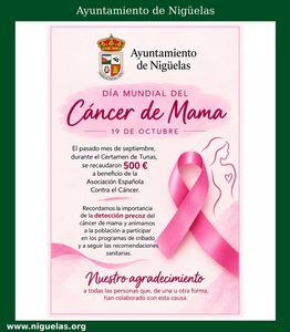 Lee más sobre el artículo Día Mundial del Cáncer de Mama – 19 de octubre