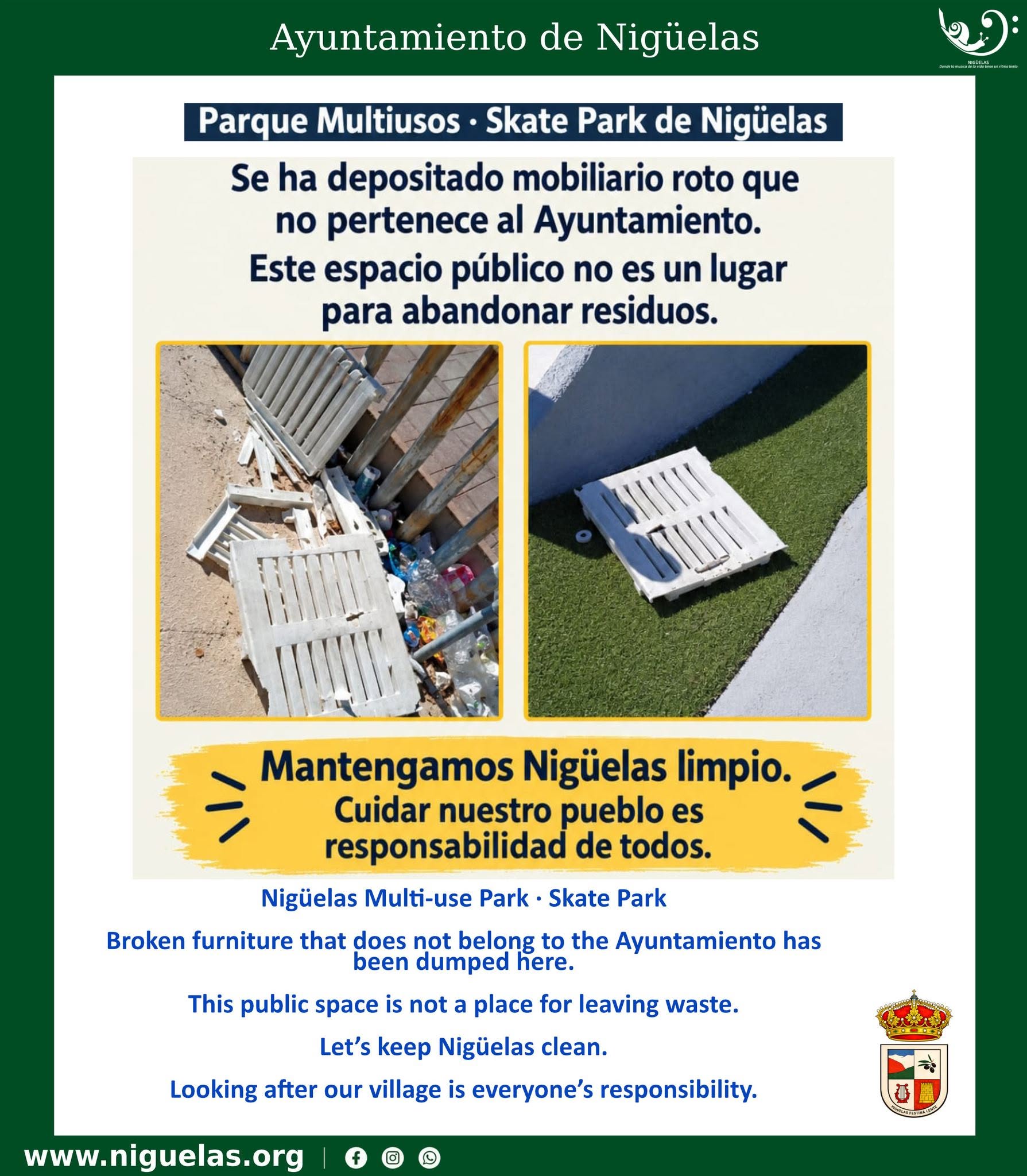 Lee más sobre el artículo Mantengamos Nigüelas Limpio