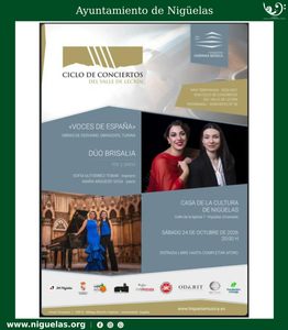 Lee más sobre el artículo Ciclo de Conciertos del Valle de Lecrín: Voces de España